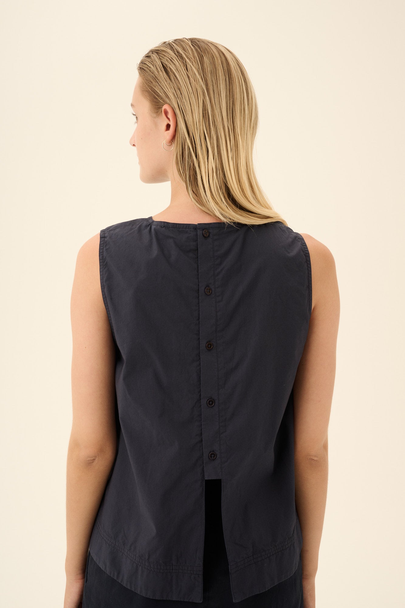 Rue de Tokyo SHARREN GMTD POPLIN Blouses DARK NAVY