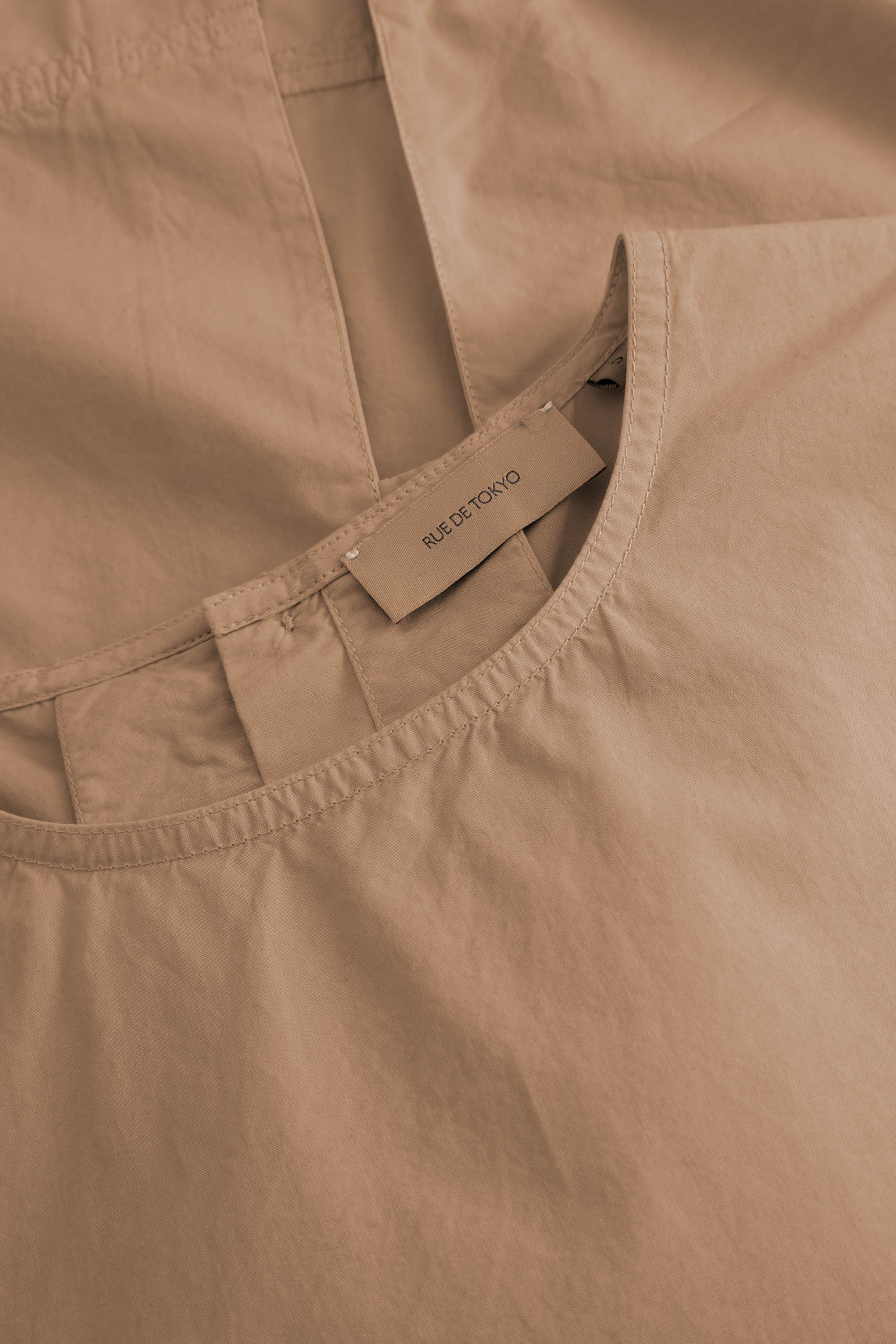 Rue de Tokyo SHARREN GMTD POPLIN Blouses MOCHA