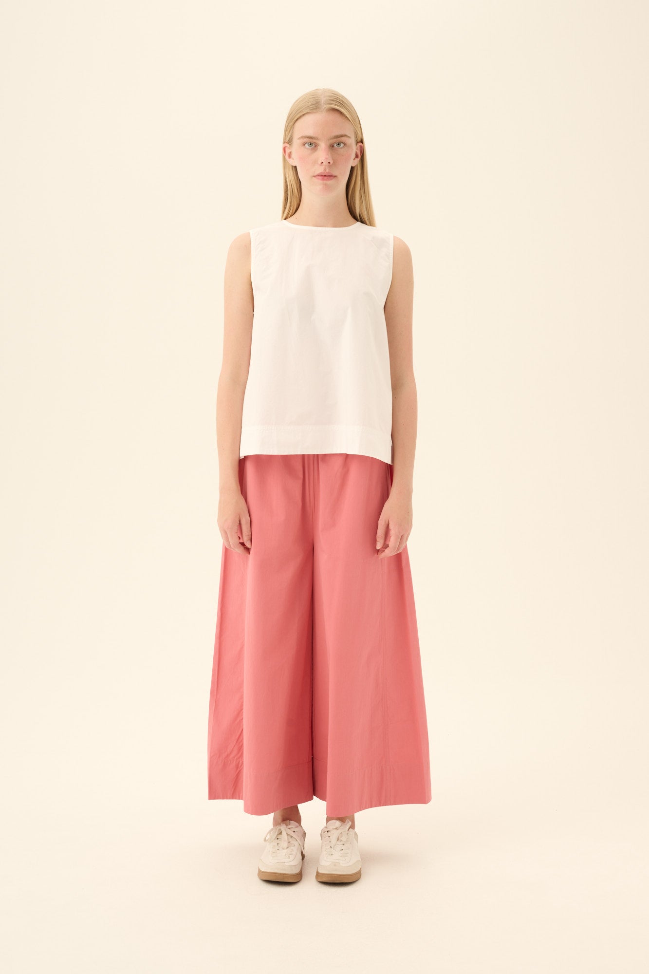 Rue de Tokyo SHARREN GMTD POPLIN Blouses WHITE