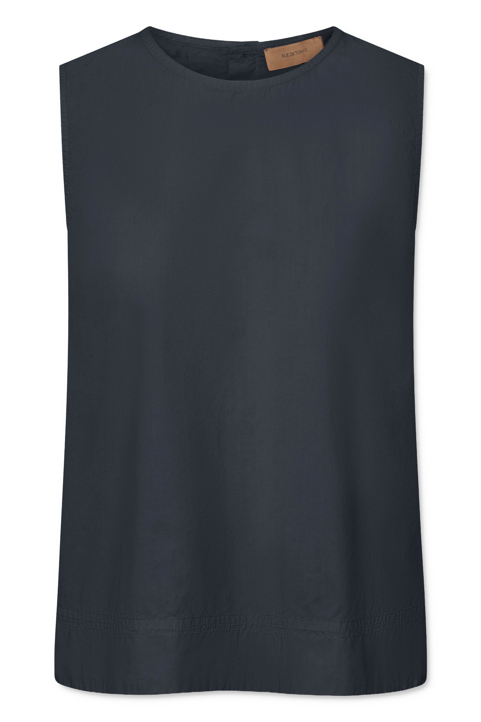 Rue de Tokyo SHARREN GMTD POPLIN Blouses DARK NAVY