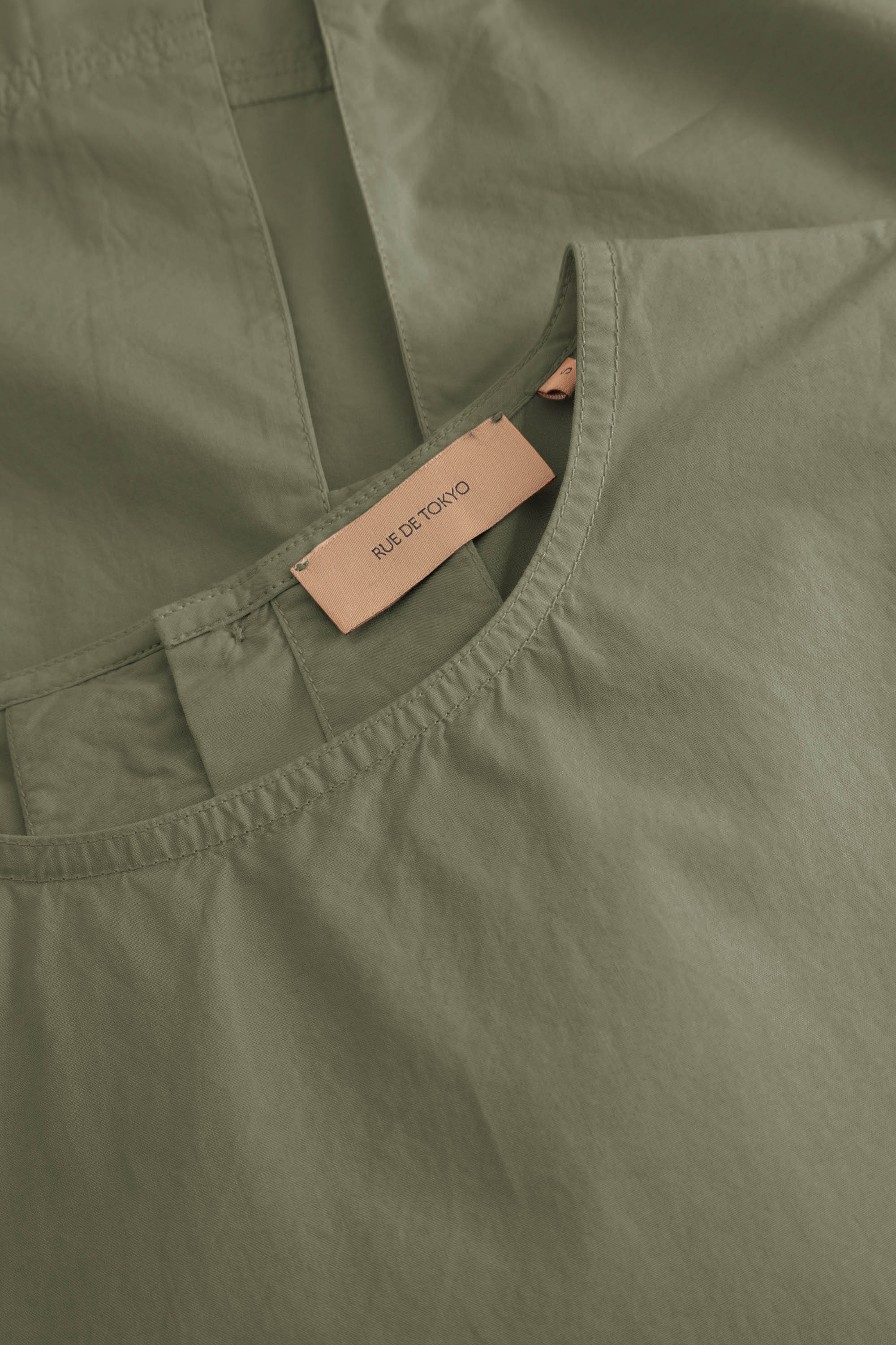 Rue de Tokyo SHARREN GMTD POPLIN Blouses MOSS GREEN