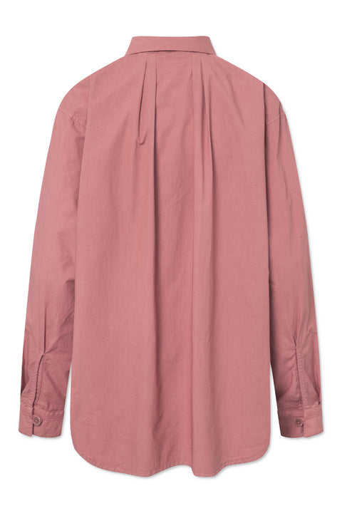 Rue de Tokyo SHELBY GARMENT DYED POPLIN SHIRTS WITHERED ROSE