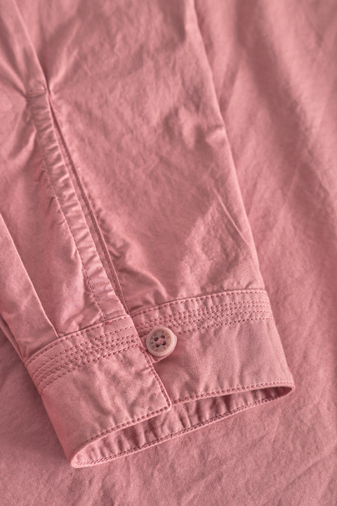 Rue de Tokyo SHELBY GARMENT DYED POPLIN SHIRTS WITHERED ROSE