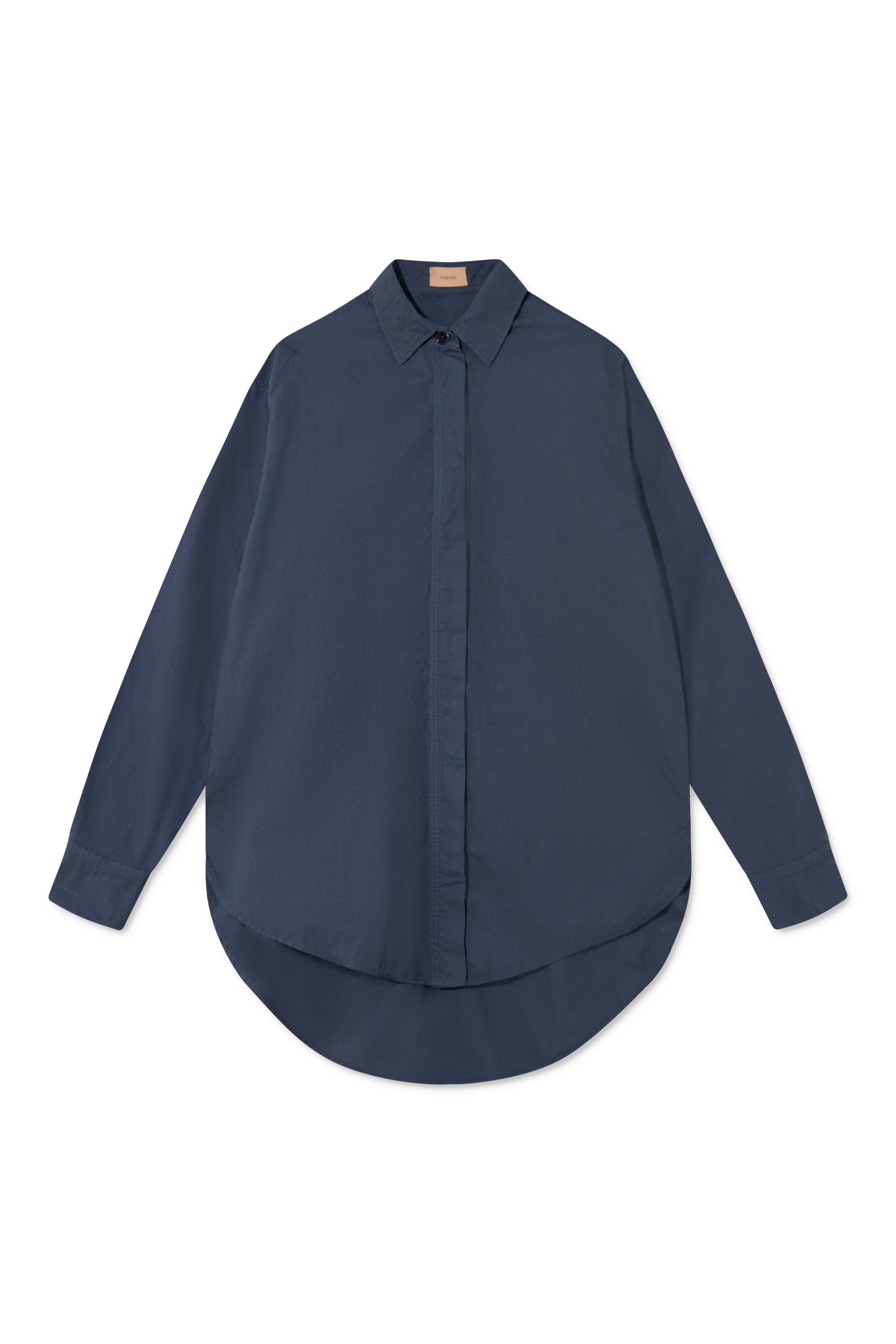 Rue de Tokyo SHELBY GARMENT DYED POPLIN Shirts DARK NAVY