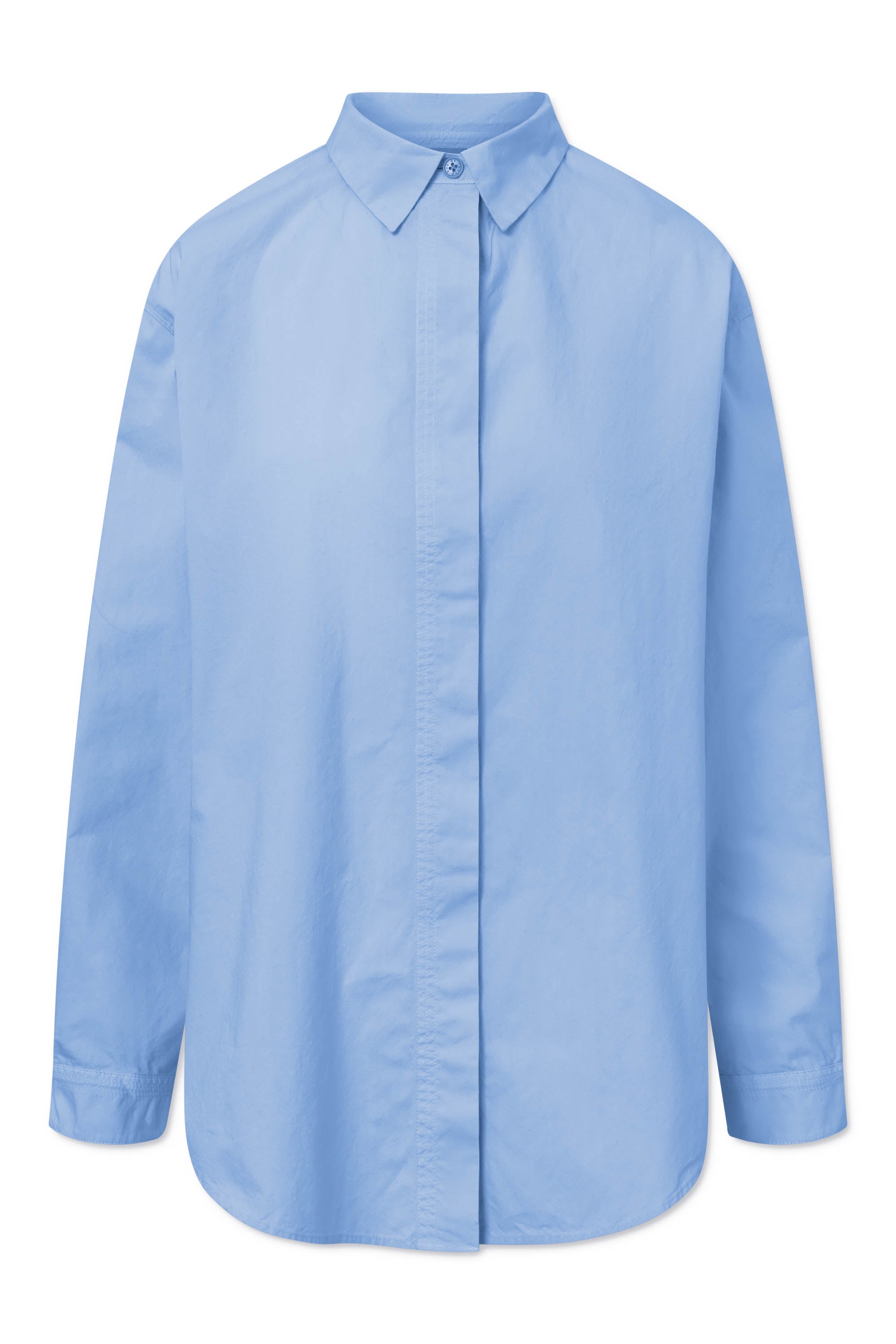 Rue de Tokyo SHELBY GMTD POPLIN Shirts DELLA ROBBIA BLUE