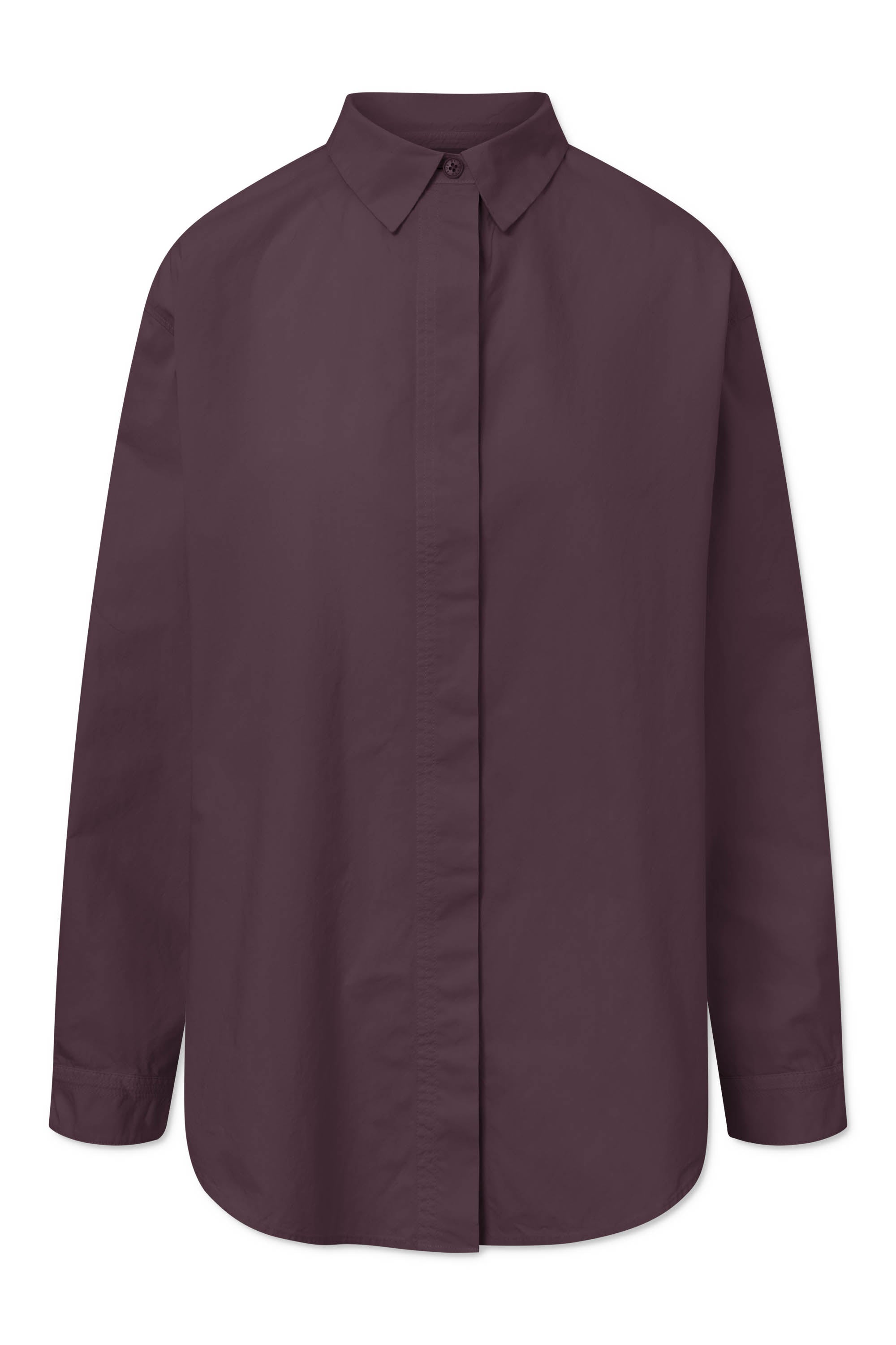 Rue de Tokyo SHELBY GMTD POPLIN Shirts PLUM PURPLE