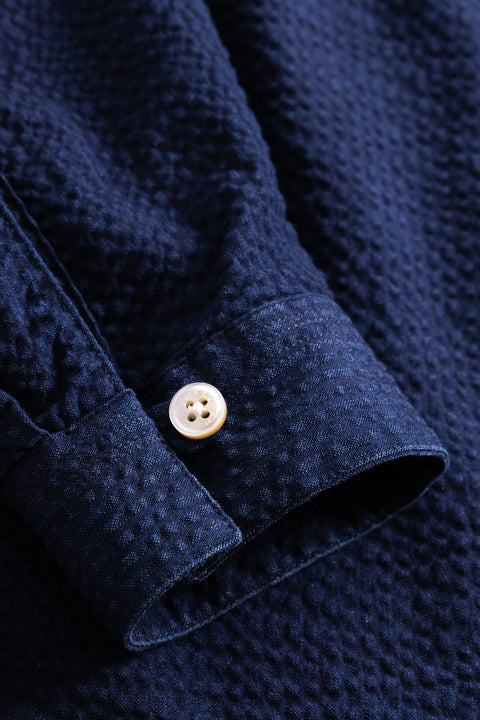 Rue de Tokyo SHELBY SHIRT BLEACHED INDIGO SHIRTS BLEACHED INDIGO