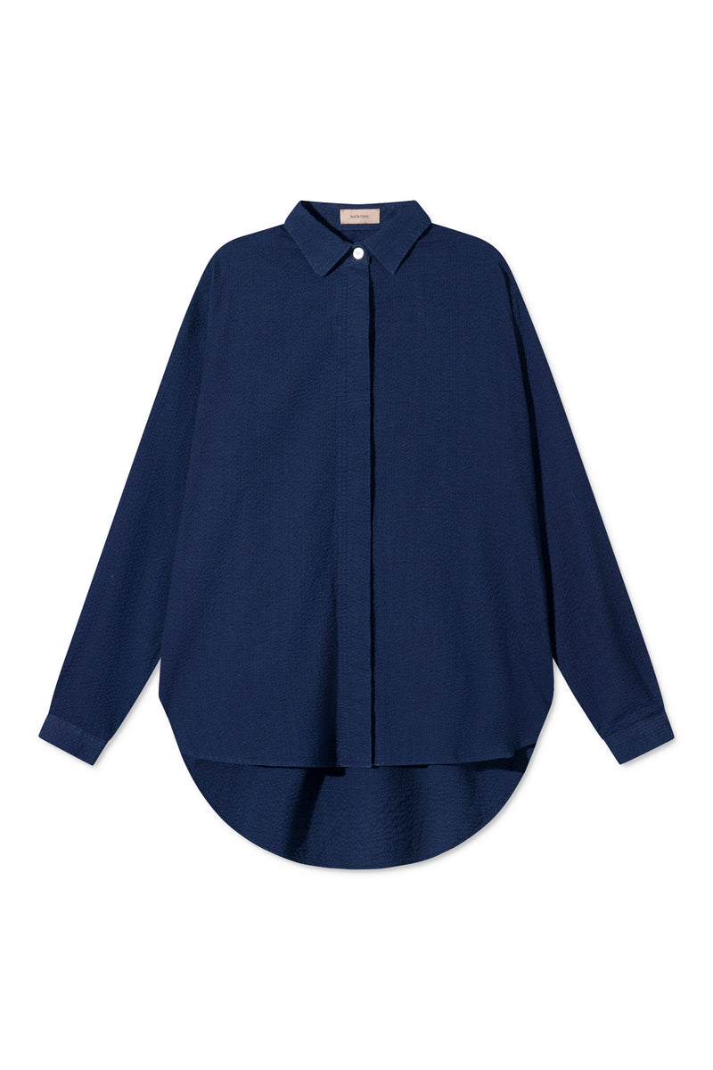 Rue de Tokyo SHELBY SHIRT BLEACHED INDIGO SHIRTS BLEACHED INDIGO