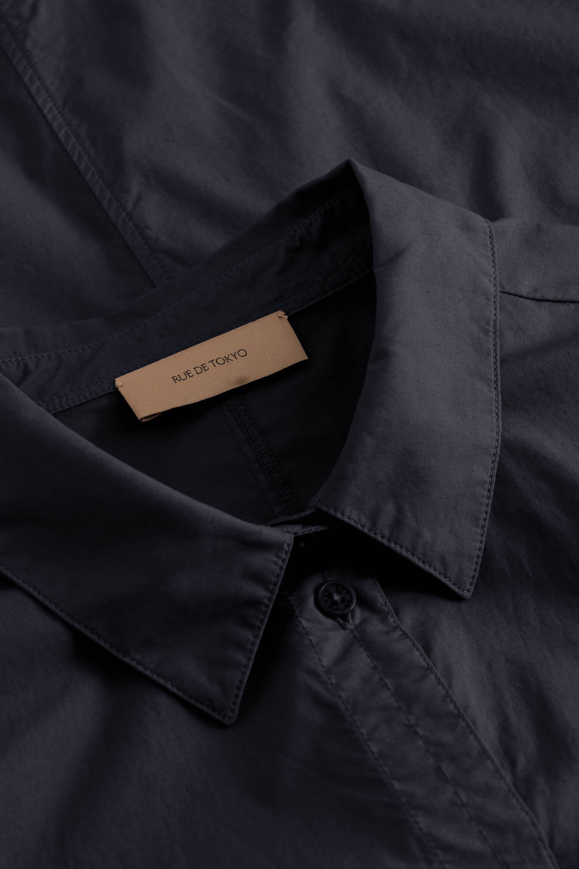 Rue de Tokyo SHELLIA GMTD POPLIN Shirts DARK NAVY