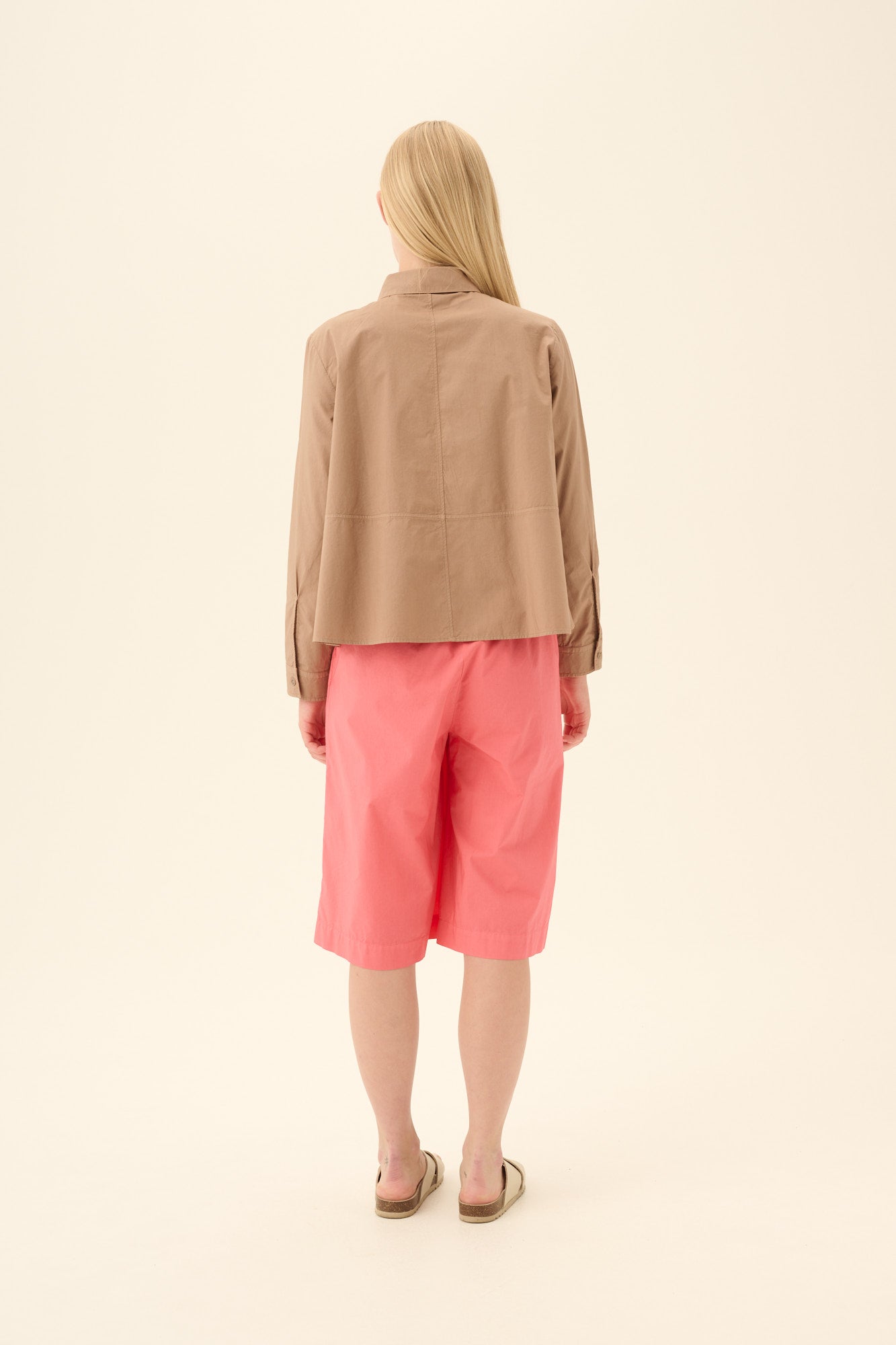 Rue de Tokyo SHELLIA GMTD POPLIN Shirts MOCHA