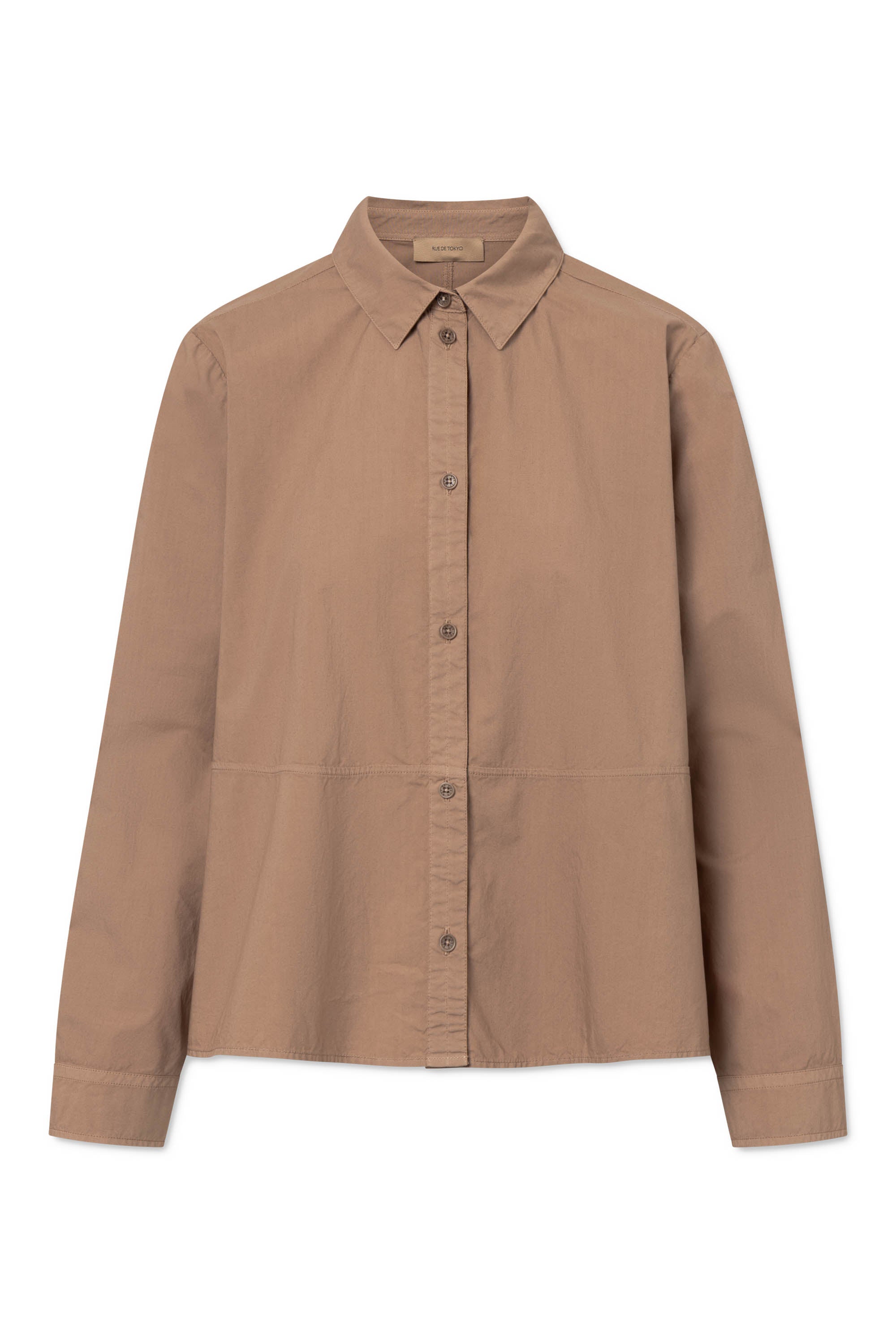 Rue de Tokyo SHELLIA GMTD POPLIN Shirts MOCHA