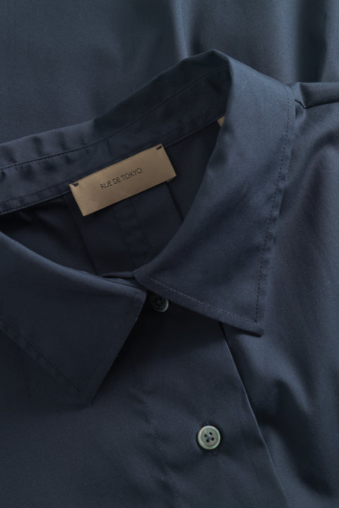 Rue de Tokyo SHINO NON IRON POPLIN SHIRTS NAVY