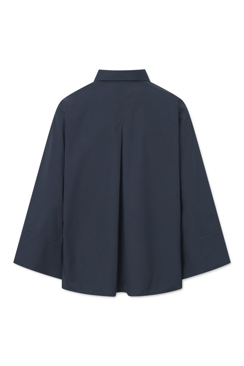 Rue de Tokyo SHINO NON IRON POPLIN SHIRTS NAVY