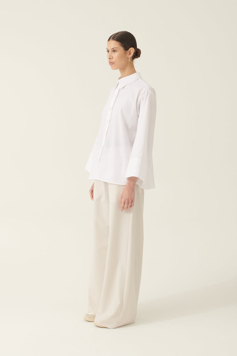 Rue de Tokyo SHINO NON IRON POPLIN SHIRTS WHITE