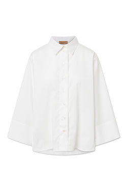 Rue de Tokyo SHINO NON IRON POPLIN SHIRTS WHITE