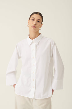 Rue de Tokyo SHINO NON IRON POPLIN SHIRTS WHITE