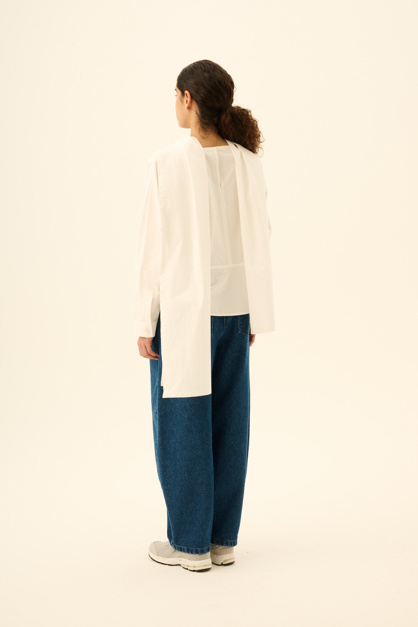 Rue de Tokyo SHION MODAL POPLIN Blouses WHITE