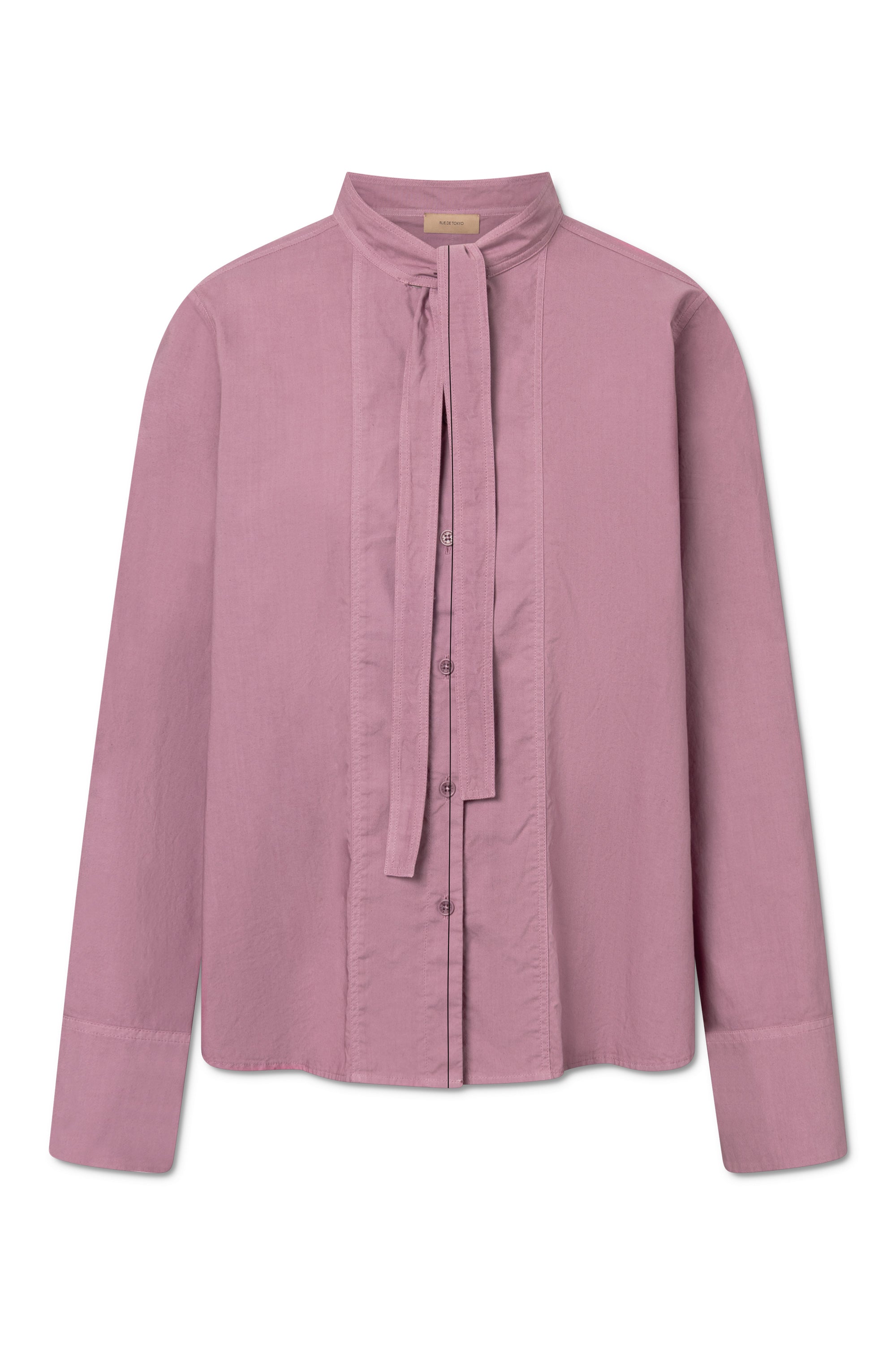 Rue de Tokyo SHOSHANA GARMENT DYED POPLIN Shirts DUSKY ORCHID