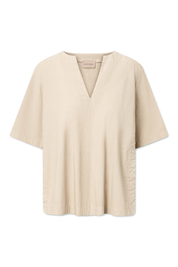 Rue de Tokyo SIENNA GARMENT DYED POPLIN SHIRTS BEIGE