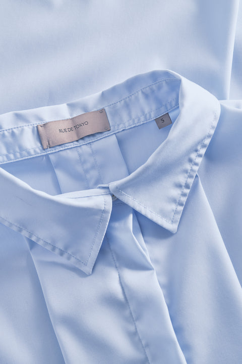 Rue de Tokyo SIERRA NON IRON POPLIN SHIRTS LIGHT BLUE