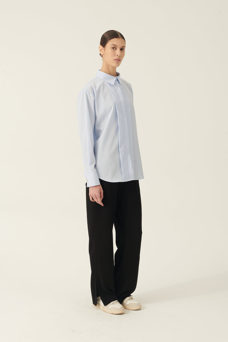 Rue de Tokyo SIERRA NON IRON POPLIN SHIRTS LIGHT BLUE