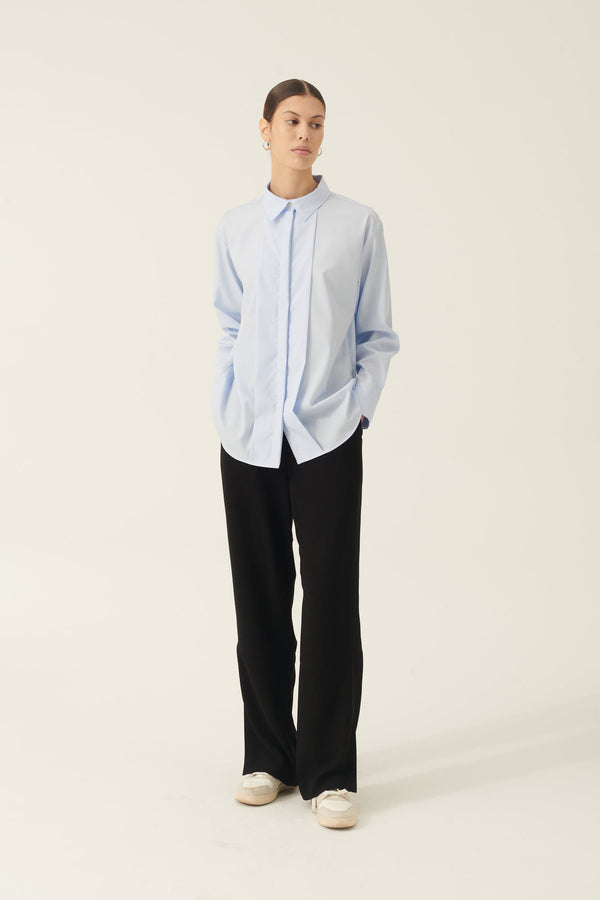 Rue de Tokyo SIERRA NON IRON POPLIN SHIRTS LIGHT BLUE