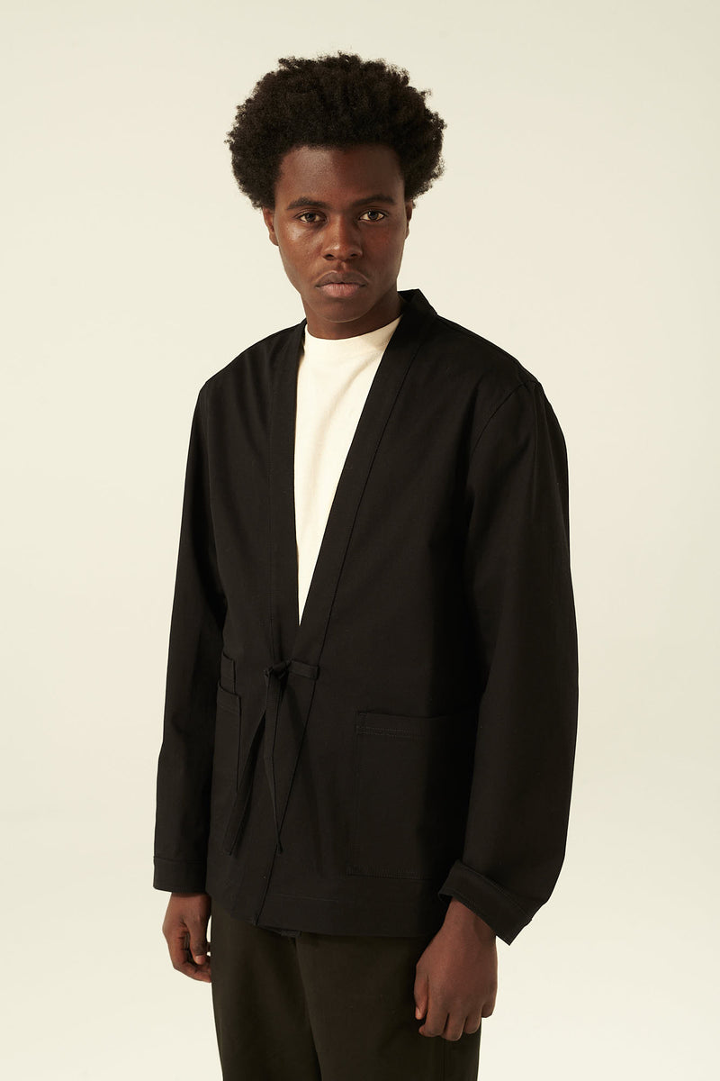 Rue de Tokyo SIGMUND PRE DYED TWILL OUTERWEAR BLACK