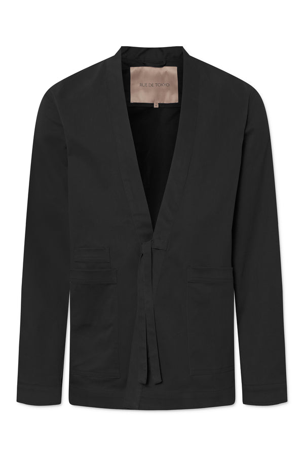 Rue de Tokyo SIGMUND PRE DYED TWILL OUTERWEAR BLACK