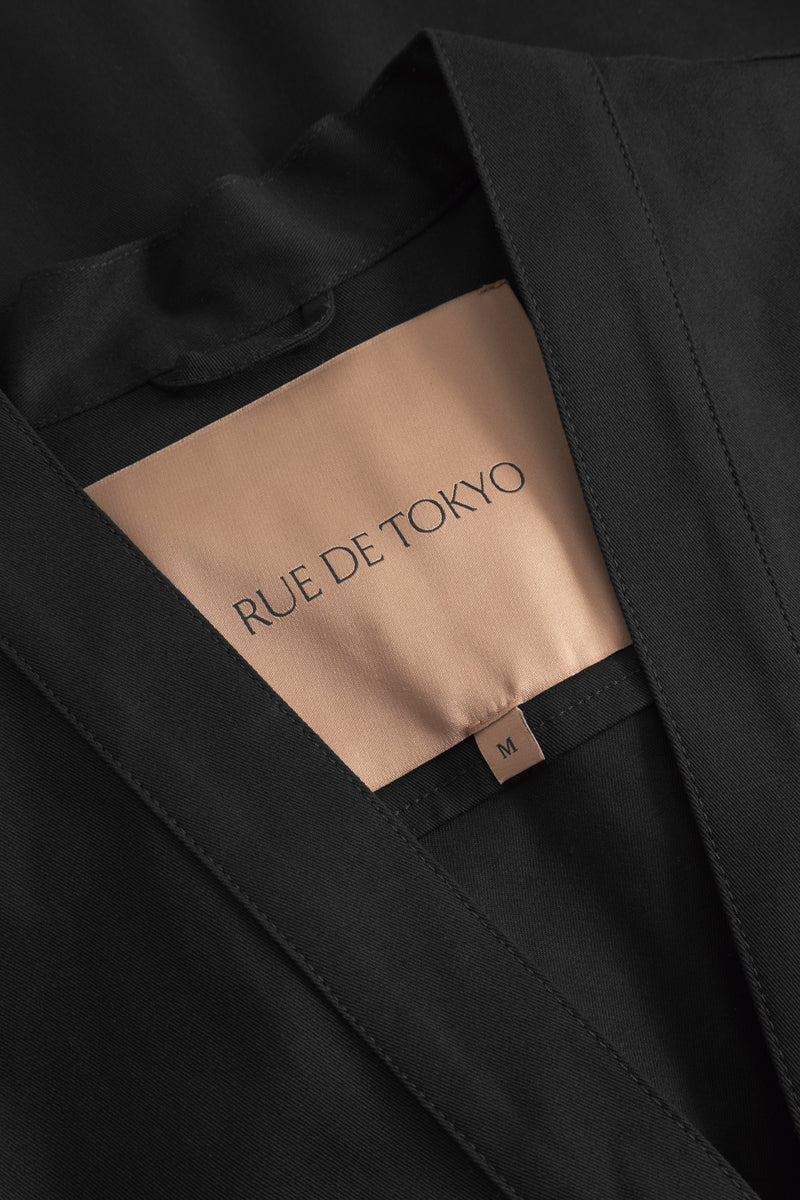 Rue de Tokyo SIGMUND PRE DYED TWILL OUTERWEAR BLACK