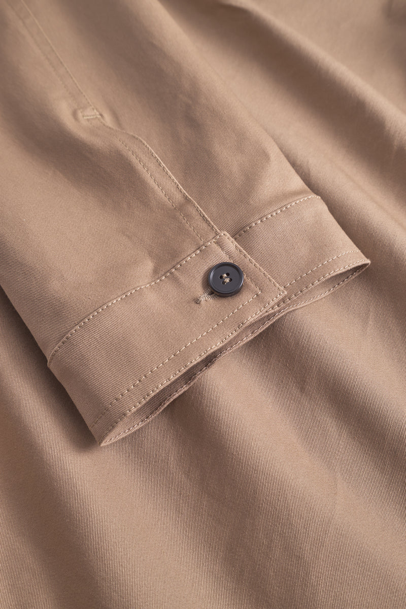 Rue de Tokyo SIGMUND PRE DYED TWILL OUTERWEAR LIGHT BROWN