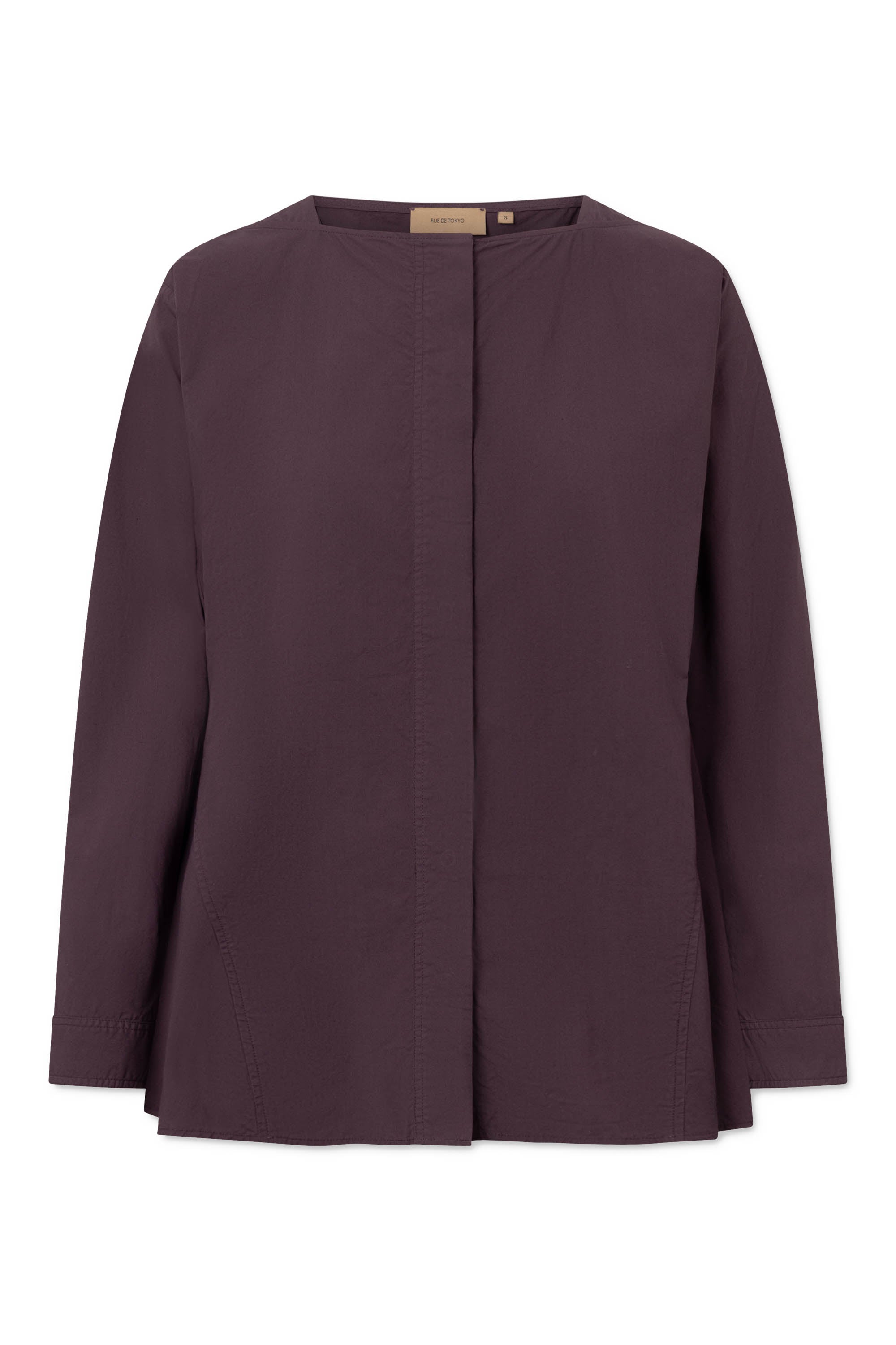 Rue de Tokyo SILJA GMTD POPLIN Blouses PLUM PURPLE