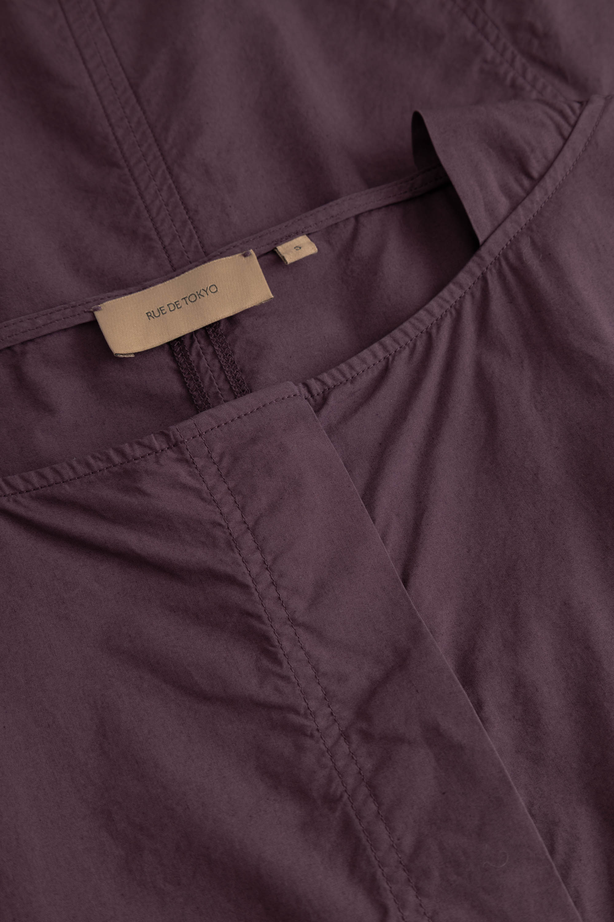 Rue de Tokyo SILJA GMTD POPLIN Blouses PLUM PURPLE