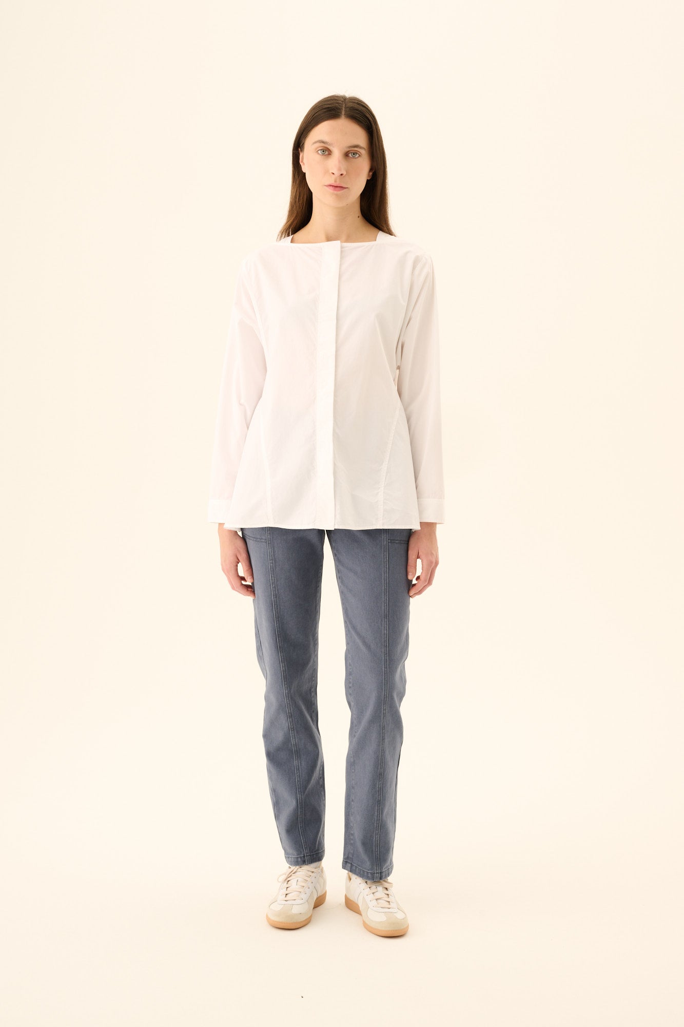 Rue de Tokyo SILJA GMTD POPLIN Blouses WHITE