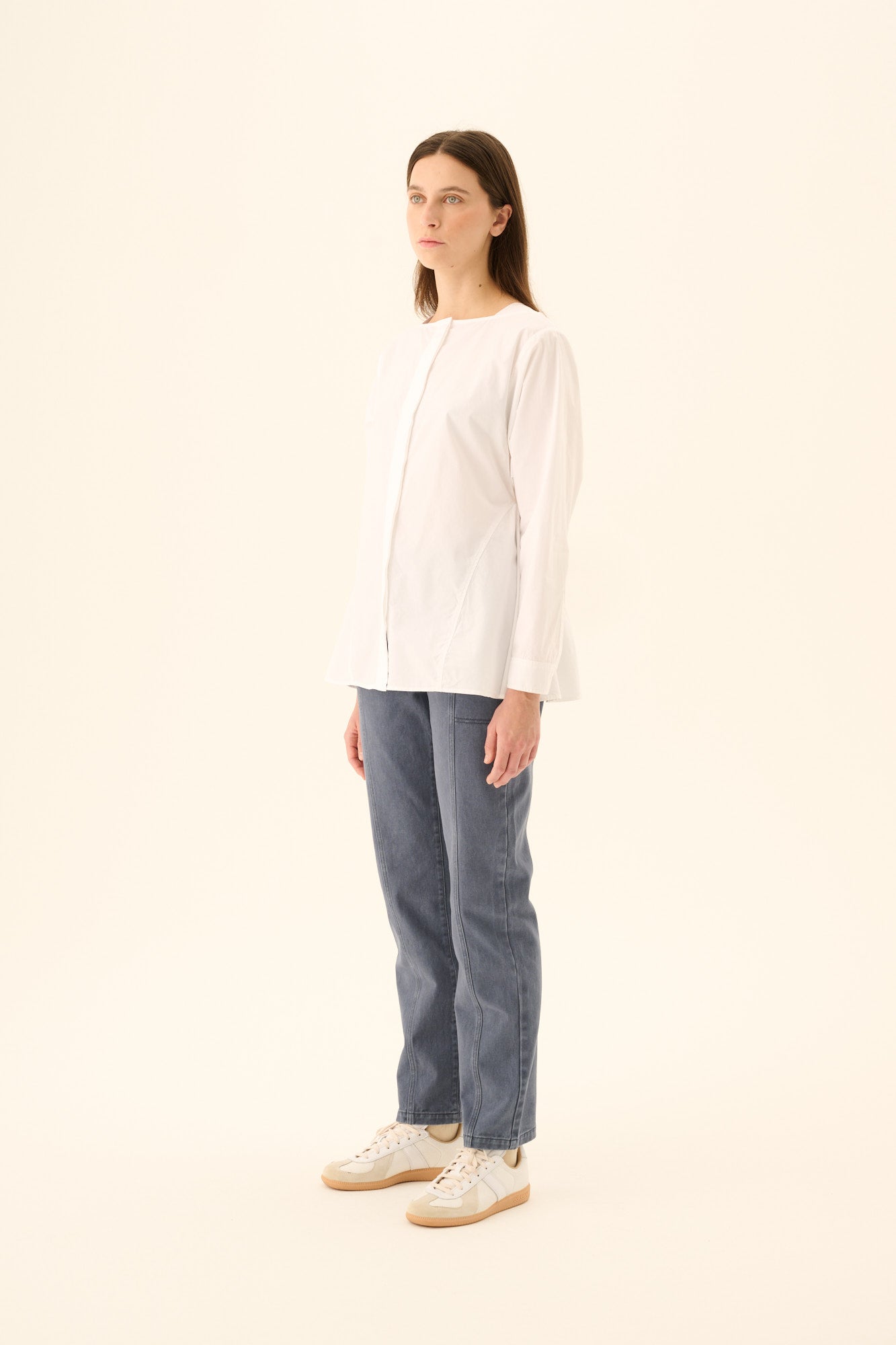 Rue de Tokyo SILJA GMTD POPLIN Blouses WHITE