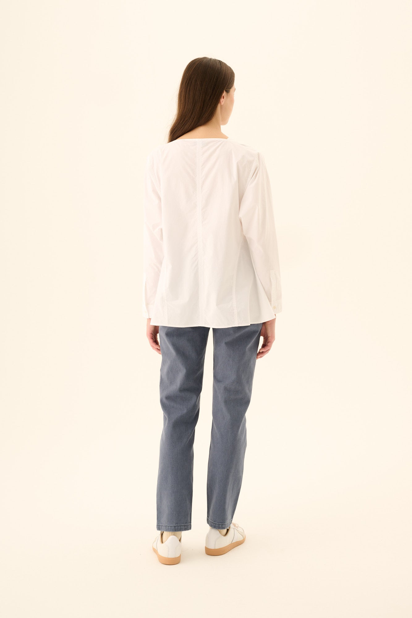 Rue de Tokyo SILJA GMTD POPLIN Blouses WHITE