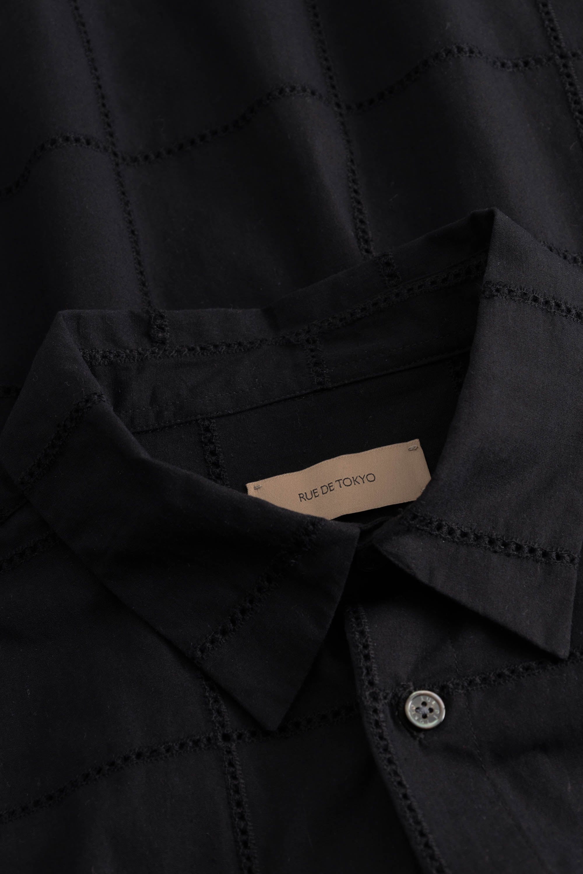 Rue de Tokyo SILVIO-MAISON SOLID POPLIN Shirts NAVY
