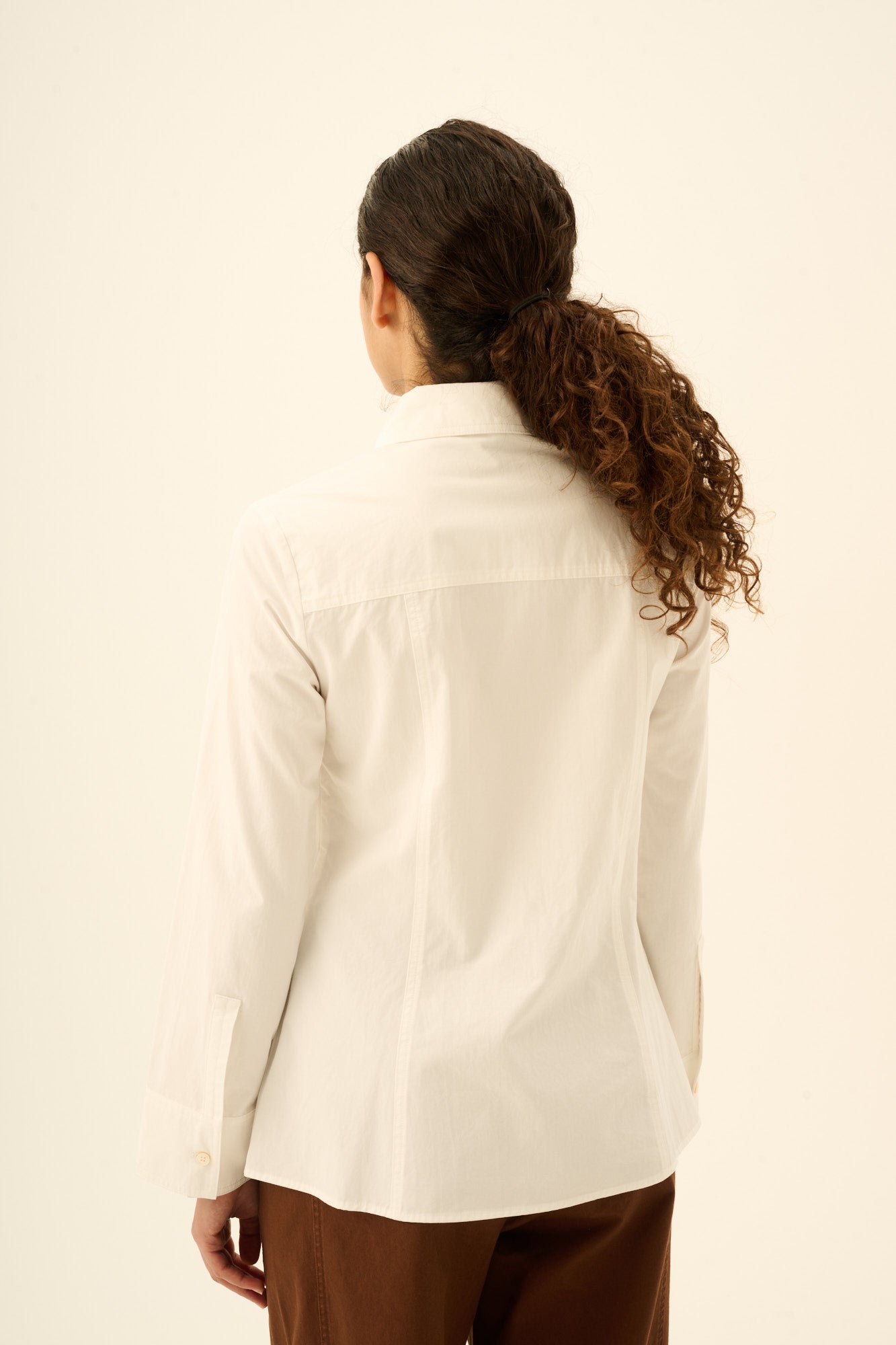 Rue de Tokyo SIMO MODAL POPLIN Shirts WHITE