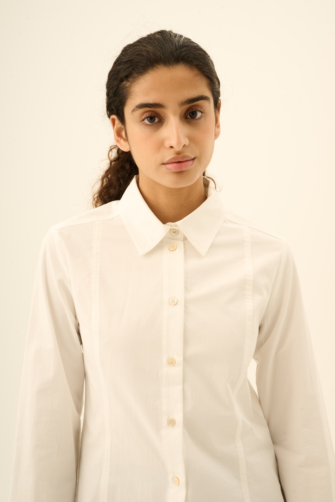 Rue de Tokyo SIMO MODAL POPLIN Shirts WHITE