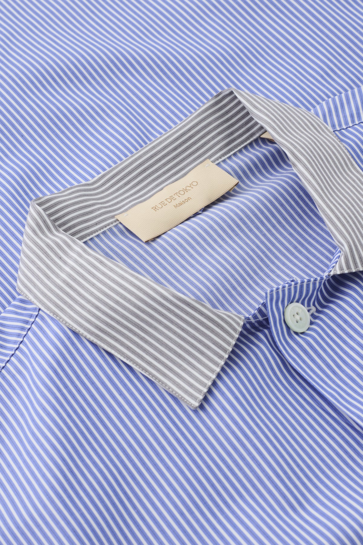 Rue de Tokyo SKYLER - MAISON VENICE TWILL Shirts BLUE