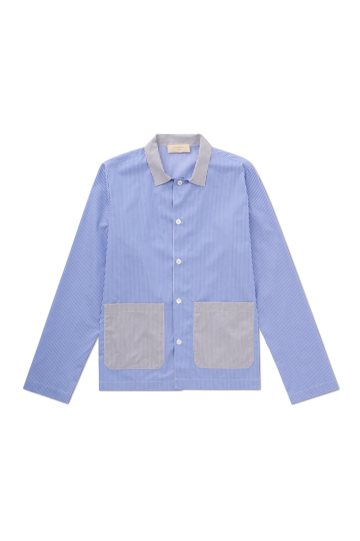 Rue de Tokyo SKYLER - MAISON VENICE TWILL Shirts BLUE