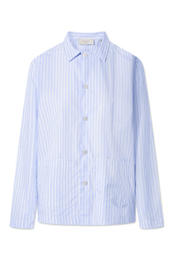 Rue de Tokyo SKYLER MARVEL STRIPE SHIRTS LIGHT BLUE/WHITE STRIPE