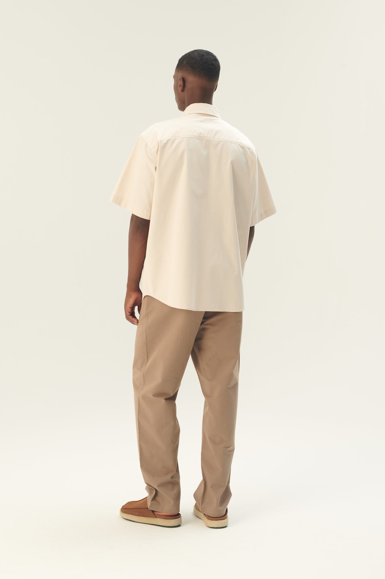 Rue de Tokyo SKYLOR SOLID LIGHT COTTON Shirts SAND