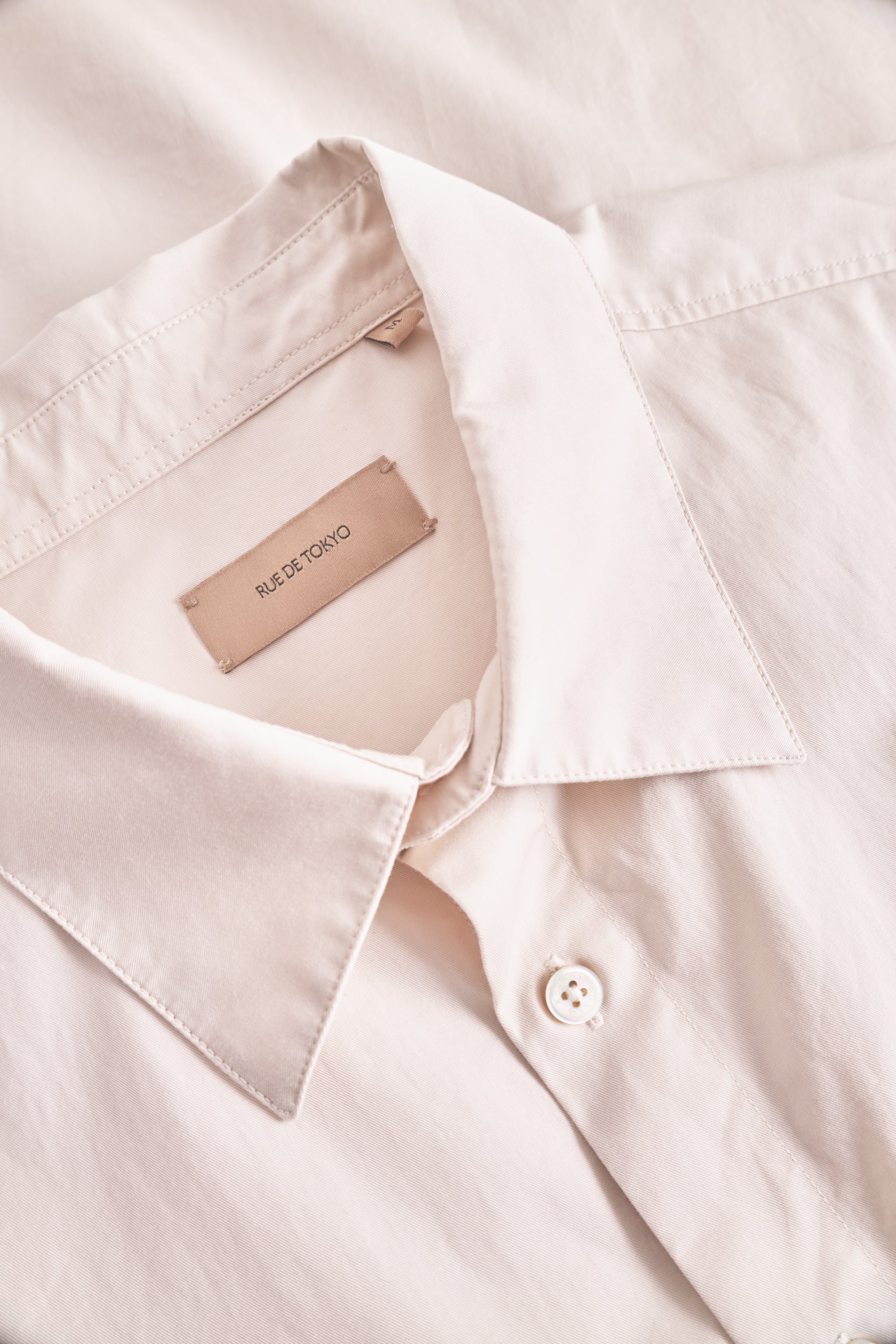 Rue de Tokyo SKYLOR SOLID LIGHT COTTON Shirts SAND