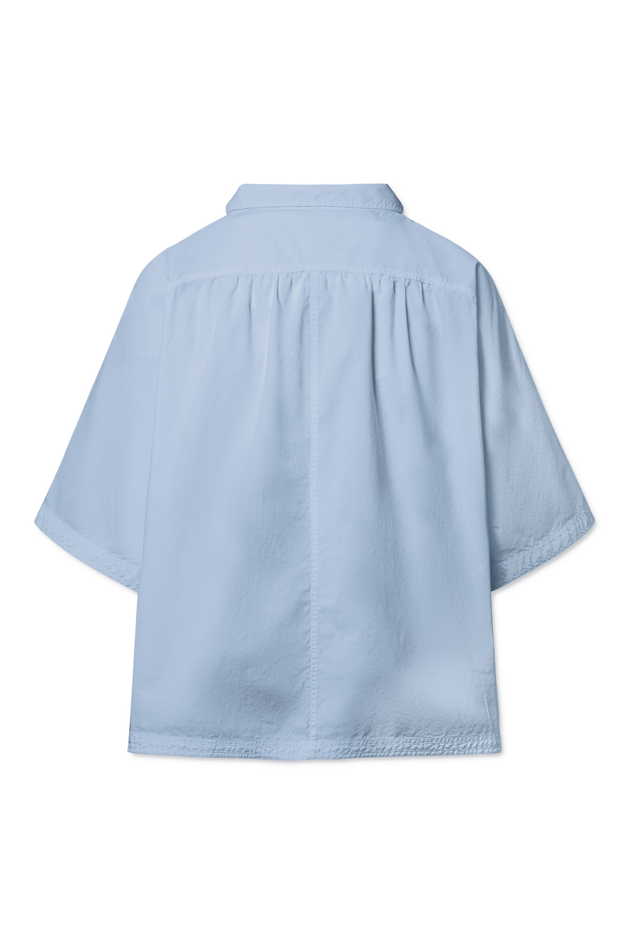 Rue de Tokyo SKY GMTD GARMENT DYED POPLIN SHIRTS LIGHT BLUE