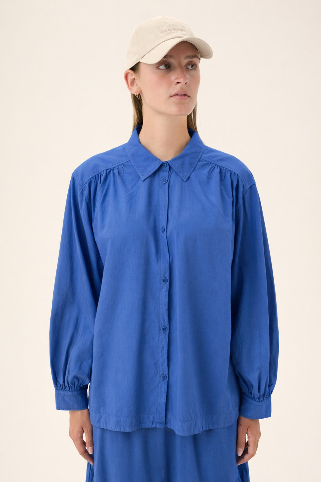 Rue de Tokyo SLOAN GMTD VOILE Shirts BEAUCOUP BLUE