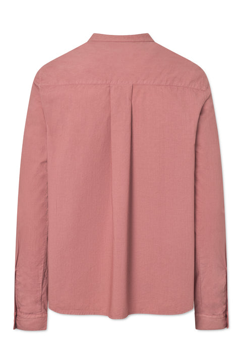 Rue de Tokyo SOFIE GARMENT DYED POPLIN SHIRTS WITHERED ROSE