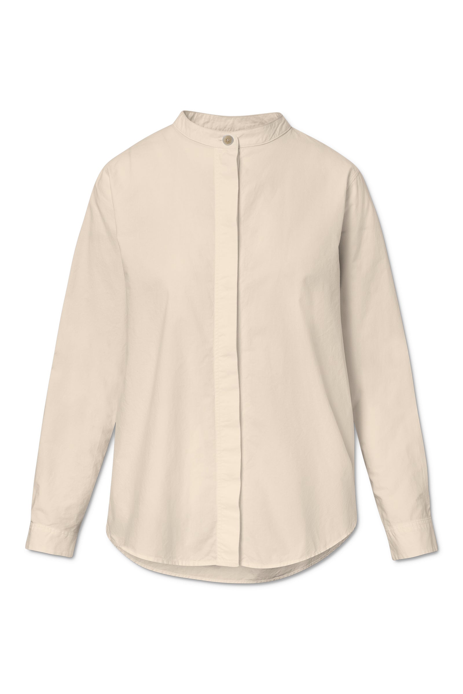 ZW COLLECTION PLEATED SHIRT - Beige | ZARA United States