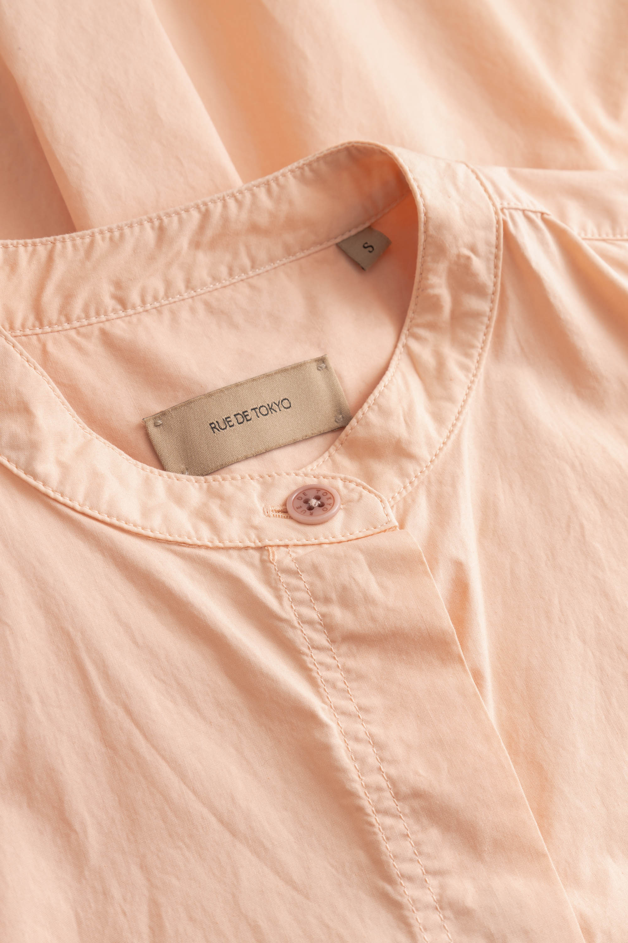 Rue de Tokyo SOFIE GARMENT DYED POPLIN Shirts BEIGE ROSE