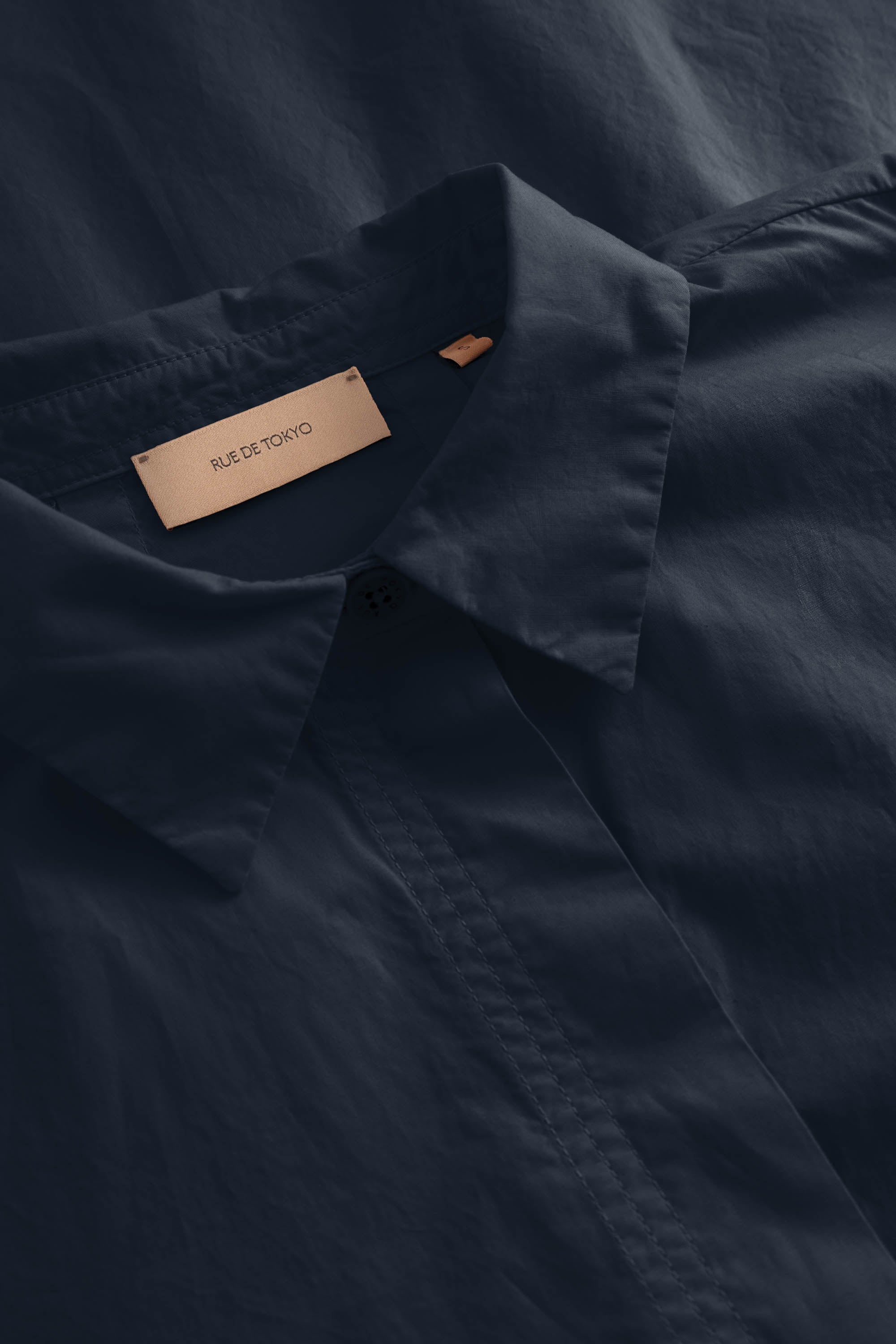 Rue de Tokyo SOFIE GMTD POPLIN Shirts DARK NAVY