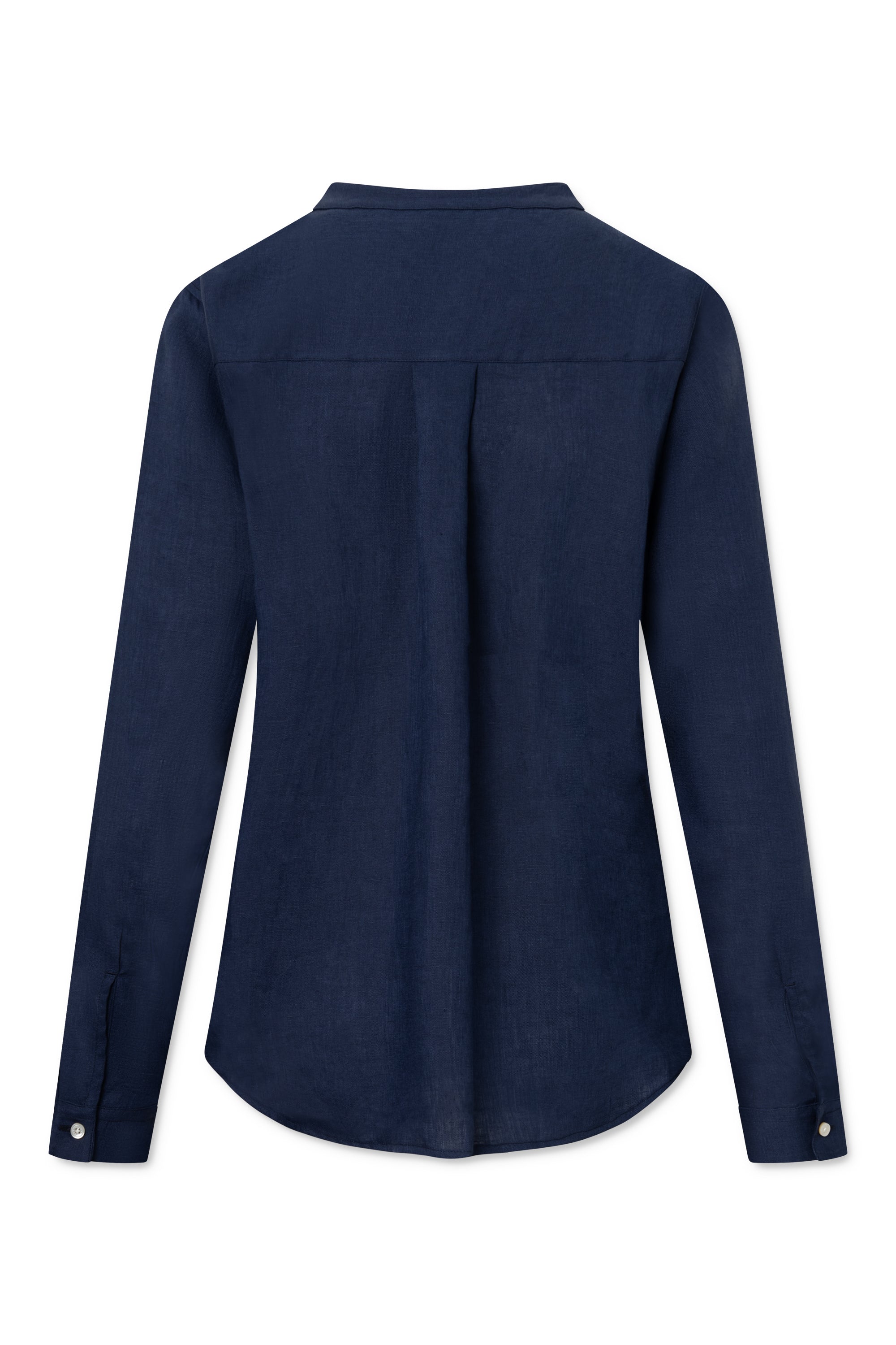 Rue de Tokyo SOFIE WASHED LINEN SHIRTS DARK NAVY